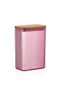 Hometime Ivy Ahşap Kapaklı Saklama Kabı 4'lü