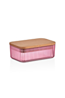 Hometime Ivy Ahşap Kapaklı Saklama Kabı 4'lü