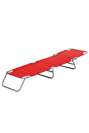Aventurar Katlanır Şezlong Kırmızı