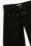 Koton Kız Çocuk Kot Pantolon 4SKG40080AD