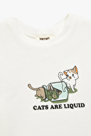 Koton Kız Çocuk Tişört 5SKG10125AK