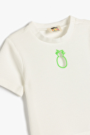 Koton Kız Çocuk Tişört 5SKG10092AK