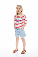 Koton Kız Çocuk Kot Şort 5SKG40044AD