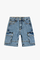 Koton Erkek Çocuk Kot Şort 5SKB40022TD