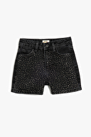 Koton Kız Çocuk Kot Şort 5SKG40050AD