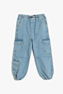 Koton Kız Çocuk Kot Pantolon 5SKG40023AD