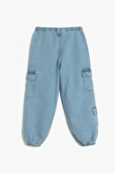 Koton Kız Çocuk Kot Pantolon 5SKG40023AD