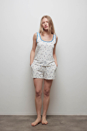 Hays Kadın Pamuklu Kalın Askılı Şortlu Pijama Takımı 36516MVI