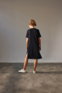 Hays Kadın Yırtmaç Detaylı Elbise 36352SYH