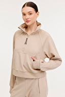 Lumberjack Kadın Sweatshirt JESSIE 16SS318 BEJ