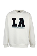 Lumberjack Erkek Sweatshirt FRAN 16ID118 EKRU