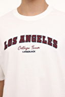 Lumberjack Erkek Tişört FRAN 11ID111 EKRU