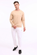 Lumberjack Erkek Sweatshirt BASIC SN75 BEJ