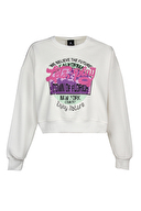 Lumberjack Kadın Sweatshirt BONNI 16SS507 EKRU