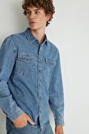 Mavi Erkek Kot Gömlek M0210909-87933