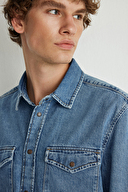 Mavi Erkek Kot Gömlek M0210909-87933