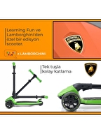 Lamborghini Yeşil Scooter Işıklı Tekerlek LB2005