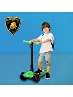 Lamborghini Yeşil Scooter Işıklı Tekerlek LB2005