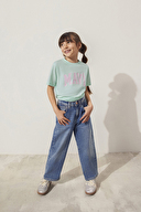 Mavi Kız Çocuk Tişört M7610109-71643