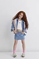 Mavi Kız Çocuk Kot Etek M7310000-89486