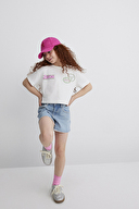 Mavi Kız Çocuk Kot Şort M7410655-89489