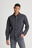Lee Erkek Kot Gömlek L241513003