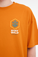 Lumberjack Erkek Tişört STAR 11OTD1-27 TURUNCU