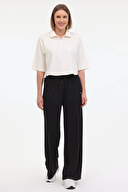 Lumberjack Kadın Polo Yaka Tişört JUB 12BKK81 BEYAZ