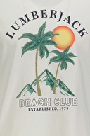 Lumberjack Erkek Tişört JACOP 11HL107 BEYAZ