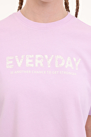 Lumberjack Kadın Tişört FREYA 11SY790 LILA