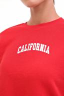 Lumberjack Kadın Sweatshirt 16KUTAN BTS799 KRMZ