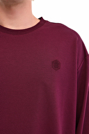 Lumberjack Erkek Sweatshirt BASIC SN75 BORDO