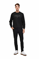 Lumberjack Erkek Sweatshirt GALE 16ITL701 SIYAH