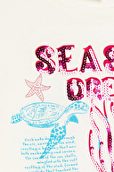 Koton Kız Çocuk Tişört 5SKG10154AK