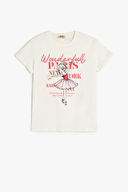 Koton Kız Çocuk Tişört 5SKG10236AK