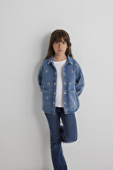 Mavi Kız Çocuk Gömlek M7210002-90881