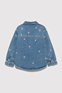 Mavi Kız Çocuk Kot Gömlek M7210002-90881