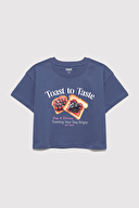 Mavi Kız Çocuk Tişört M7610354-87737