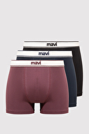 Mavi Erkek 3'lü Boxer M0912224-900001
