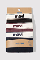 Mavi Erkek 3'lü Boxer M0912224-900001