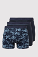 Mavi Erkek 3'lü Boxer M0912226-70500001