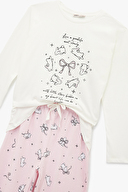 Koton Kadın Pijama Takımı 6WLK40148MK.EKR