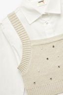 Koton Kız Çocuk Gömlek 6WKG60030AW