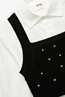 Koton Kız Çocuk Gömlek 6WKG60030AW