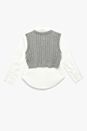 Koton Kız Çocuk Gömlek 6WKG60031AW