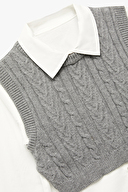 Koton Kız Çocuk Gömlek 6WKG60031AW