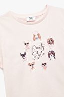 Koton Kız Çocuk Tişört 5SKG10483AK