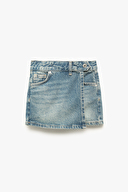 Koton Kız Çocuk Kot Şort 5SKG40136AD