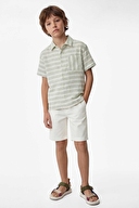 Koton Erkek Çocuk Gömlek 6SKB60024TW