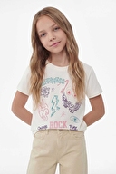 Koton Kız Çocuk Tişört 6SKG10040AK